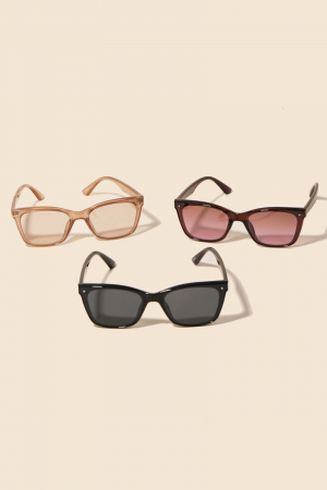 Tortoise Frame Sunglasses Set
