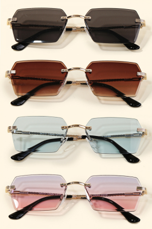 Frameless Sunglasses Set