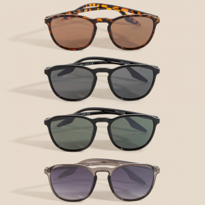 Simple Large Lens Sunglasses Set