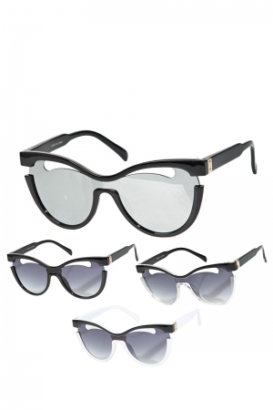 Assorted Tortoise Cut Fashion Sunglasses