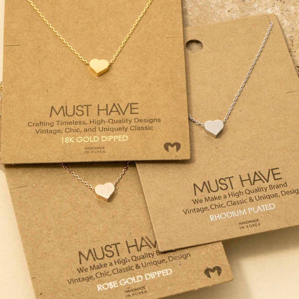 Dainty Heart Pendant Necklace