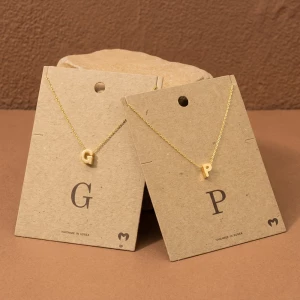 Initial Pendant Necklace