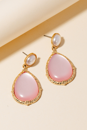 Antique Styled Tear Drop Earrings