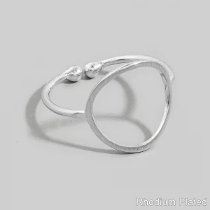 18K Gold Dipped Open Circle Ring