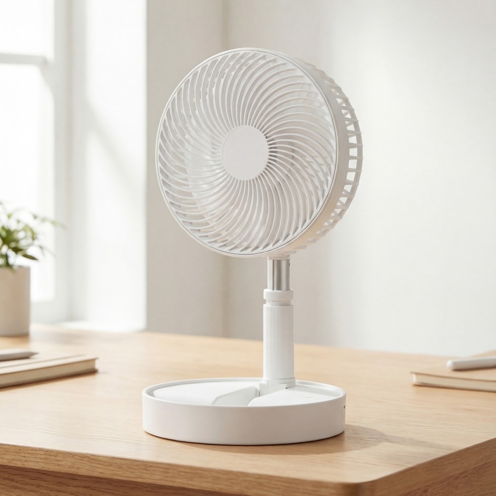 Folding Rechargeable Mini Desk Fan