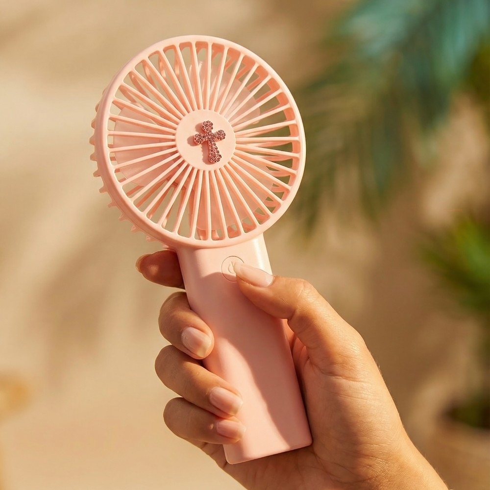 Pave Cross Portable Handheld Stading Fan