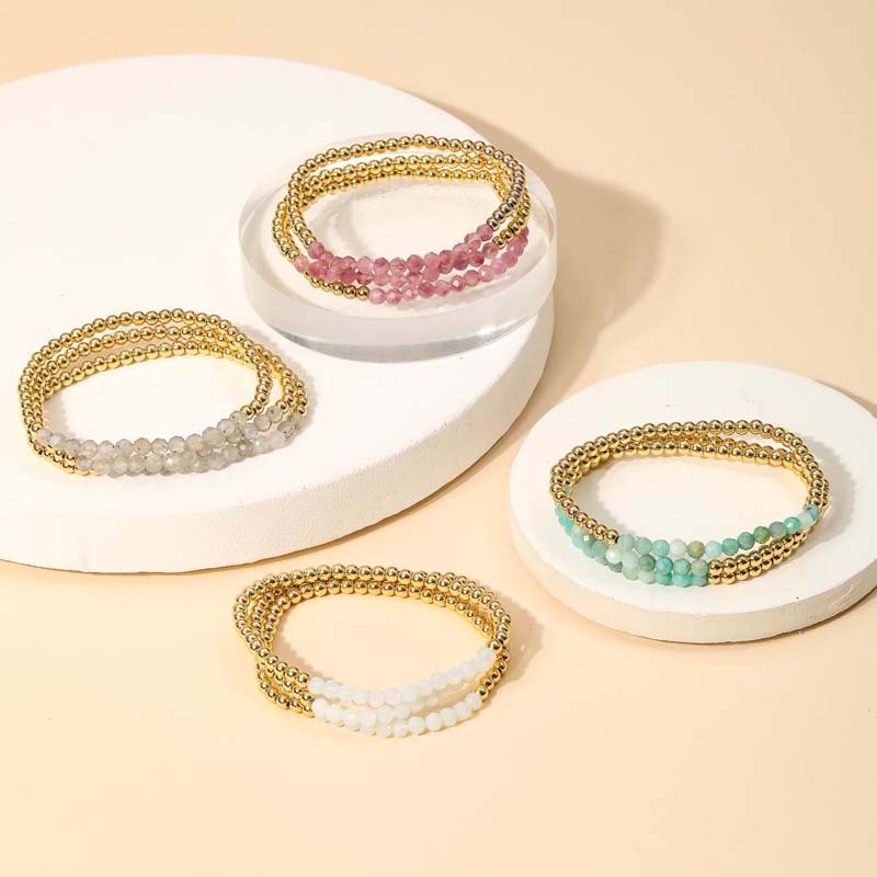 Beaded Stretch Bracelet Set