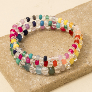 Vibrant Mixed Beaded Bracelet Set
