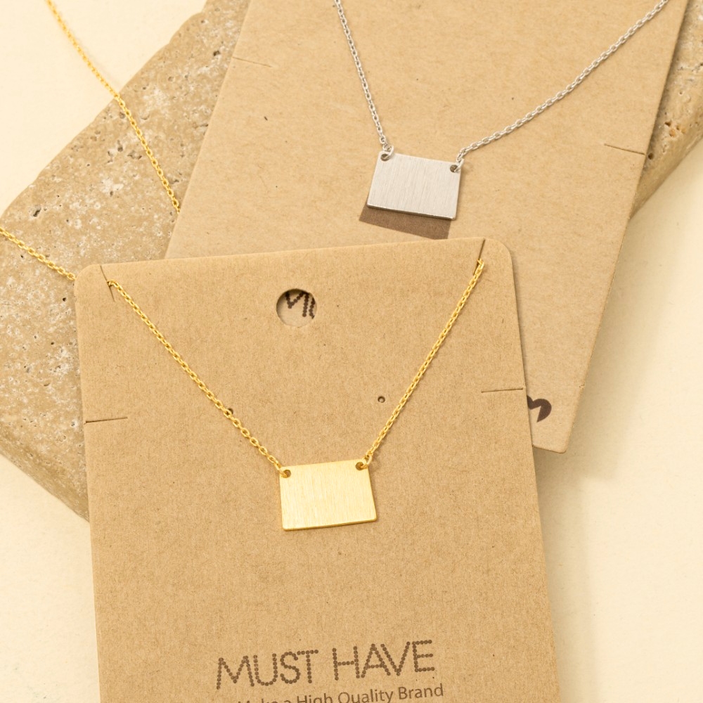 Colorado State Pendant Necklace