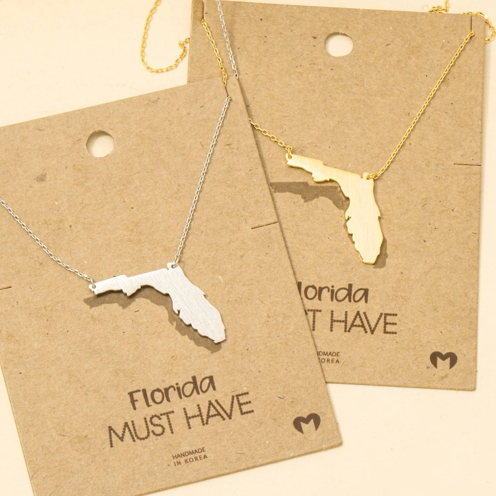 Florida State Pendant Necklace