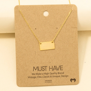 Kansas State Pendant Necklace