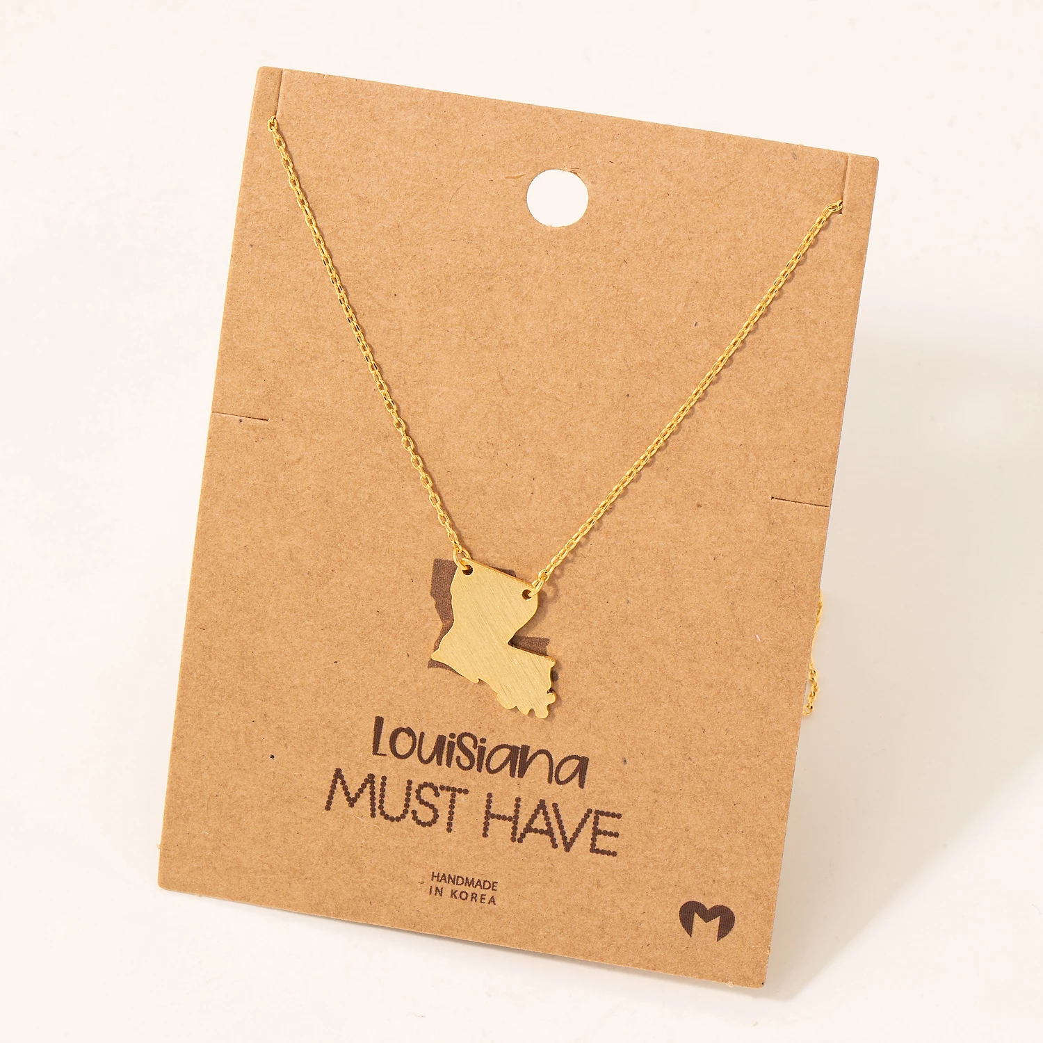 Louisiana State Pendant Necklace