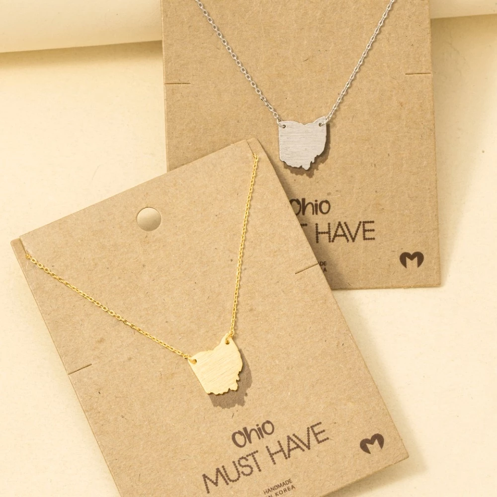 Ohio State Pendant Necklace