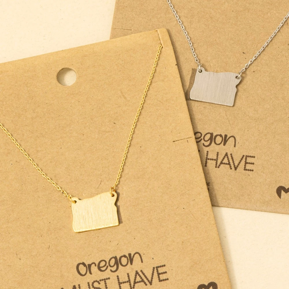 Oregon State Necklace
