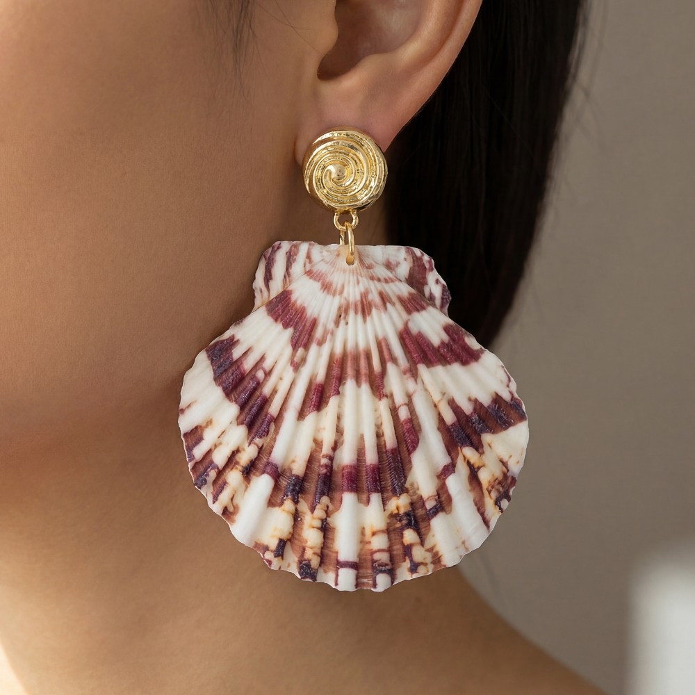 Sealife Shell Drop Earrings