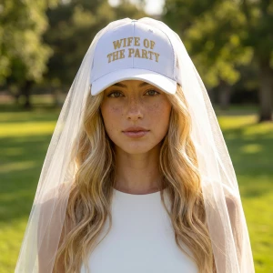 Wife Of The Party Veil Trucker Cap