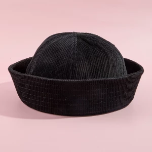 Corduroy Upturned Brim Fisherman Bucket Hat