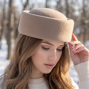 Classic Wool Felt Pillbox Hat