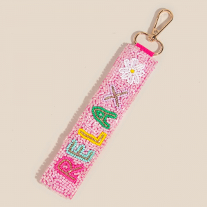 Vibrant Relax Beaded Keychain