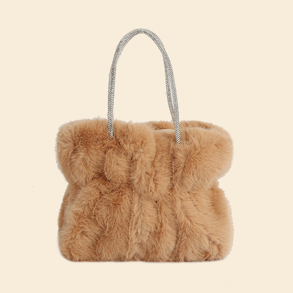 Faux Fur Tote Bag