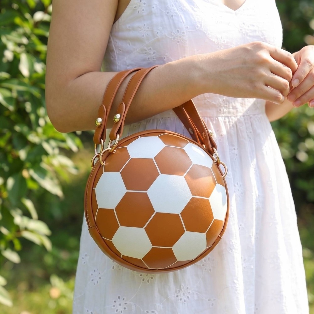 Soccer Ball Shaped Crossbody Bag