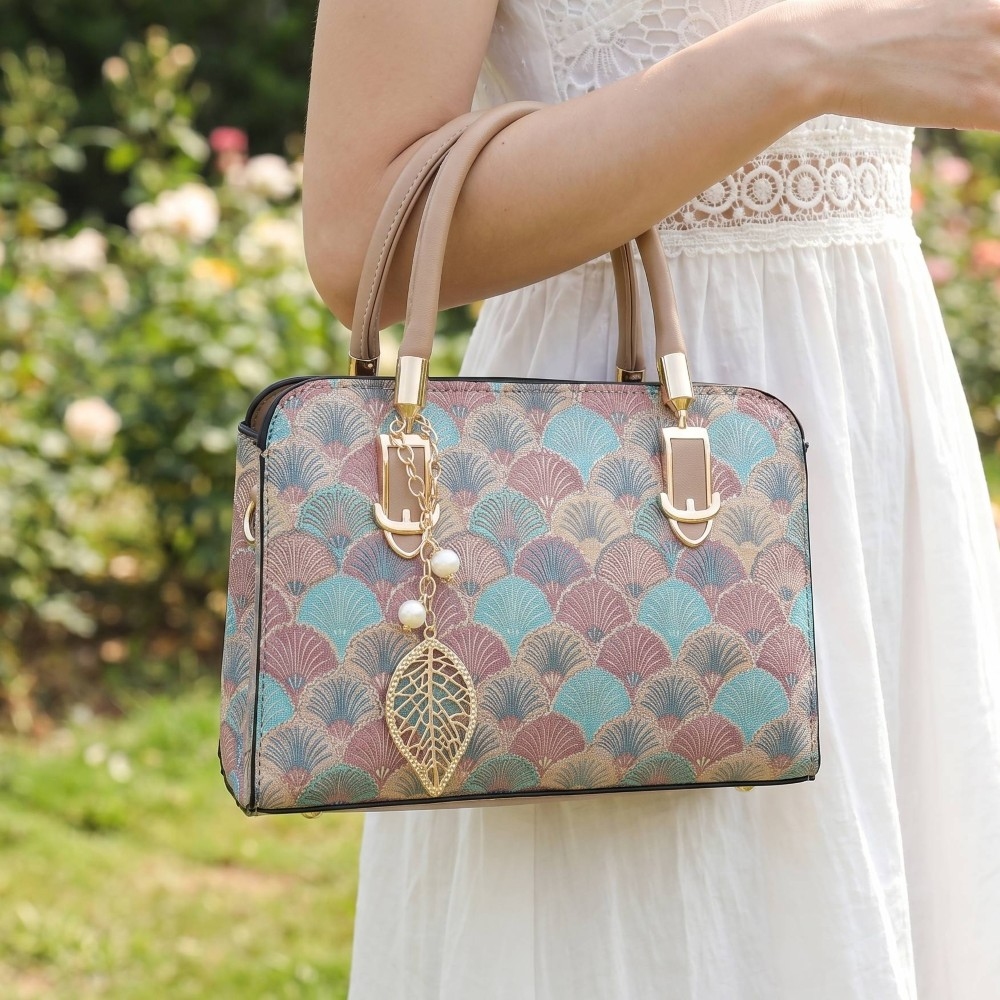 Peacock Top Handle Satchel