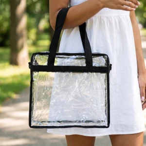 Clear Transparent Stadium Tote Bag
