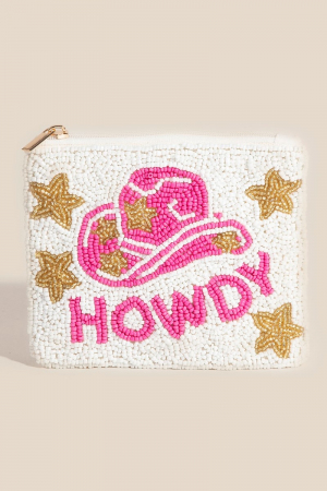 Howdy Cowboy Hat Coin Purse