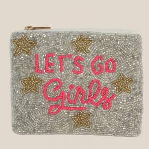 Let'S Go Girls Beaded Coin Purse