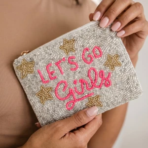 Let'S Go Girls Beaded Coin Purse