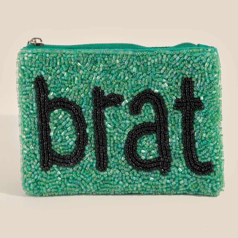 Brat Seed Beaded Coin Purse