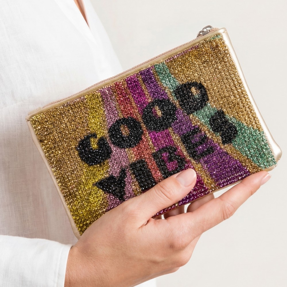 Good Vibes Pave Coin Purse