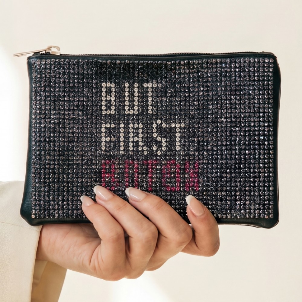 But First Botox Pave Coin Purse