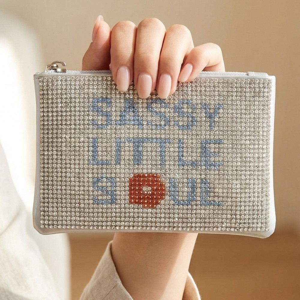 Sassy Little Soul Pave Coin Purse