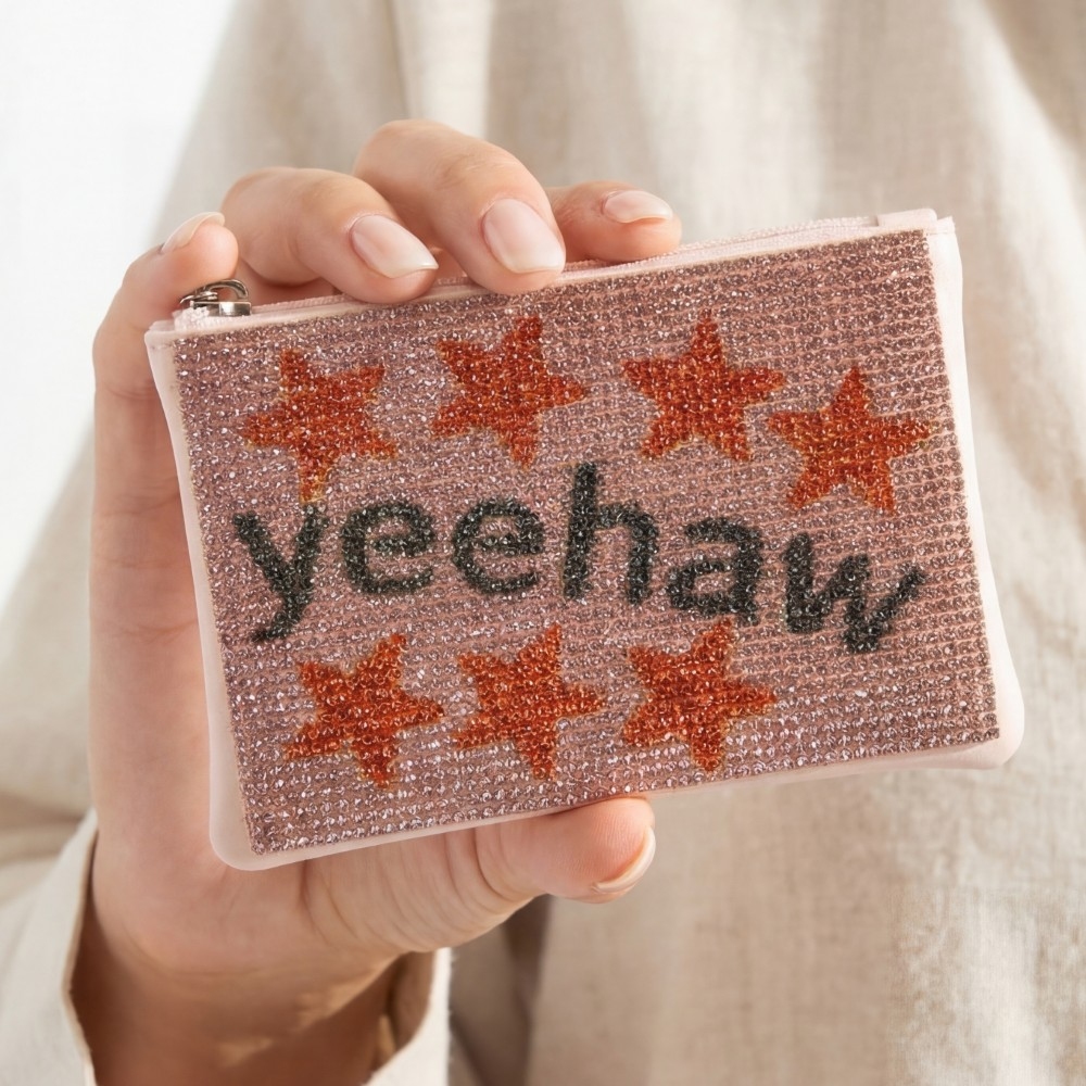 Yee Haw Pave Coin Purse