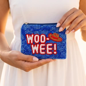 Beaded Woo Wee Cowboy Hat Coin Pouch