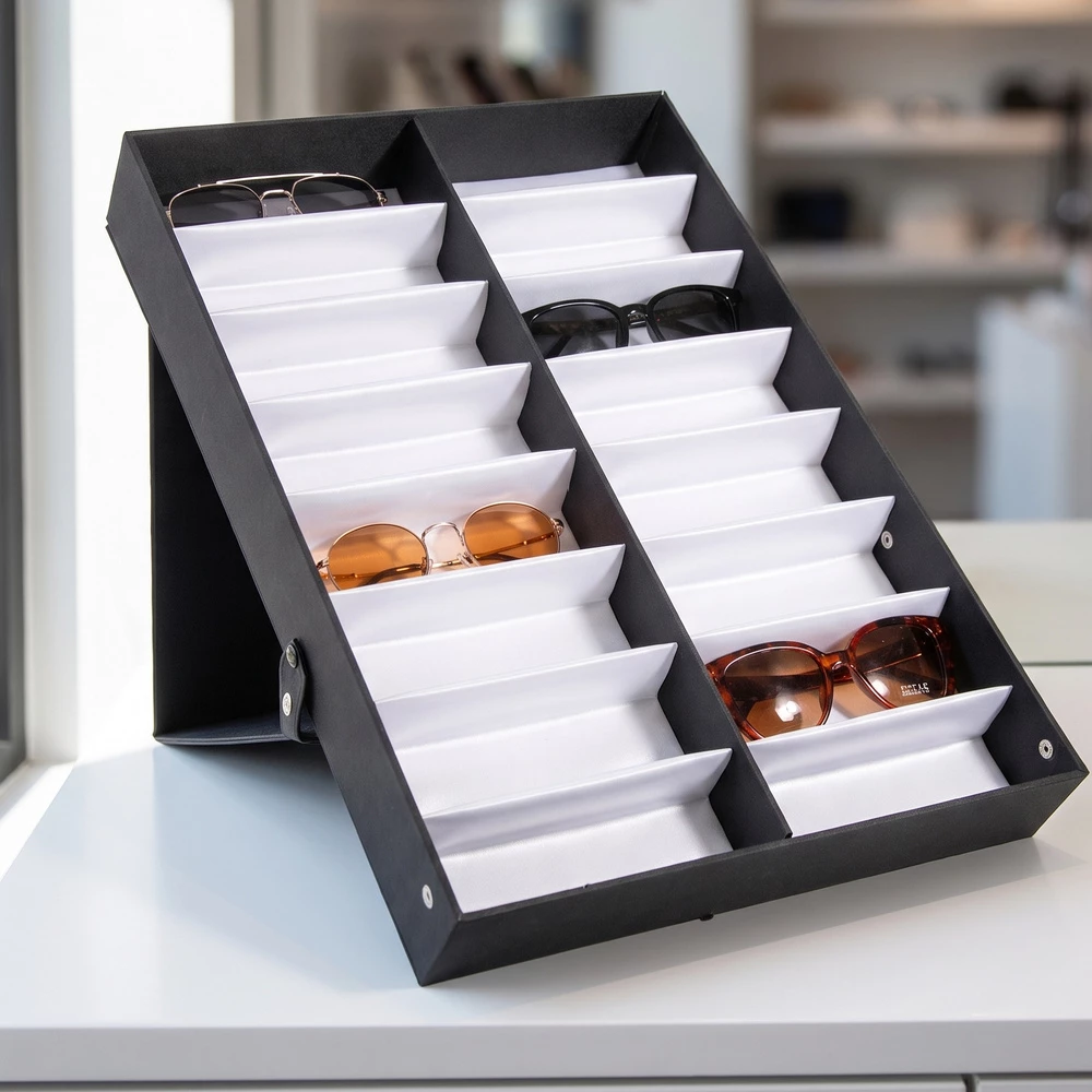16 Slot Sunglasses Storage Display Case