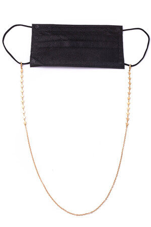 Star Chain Lobster Clasp Mask Necklace