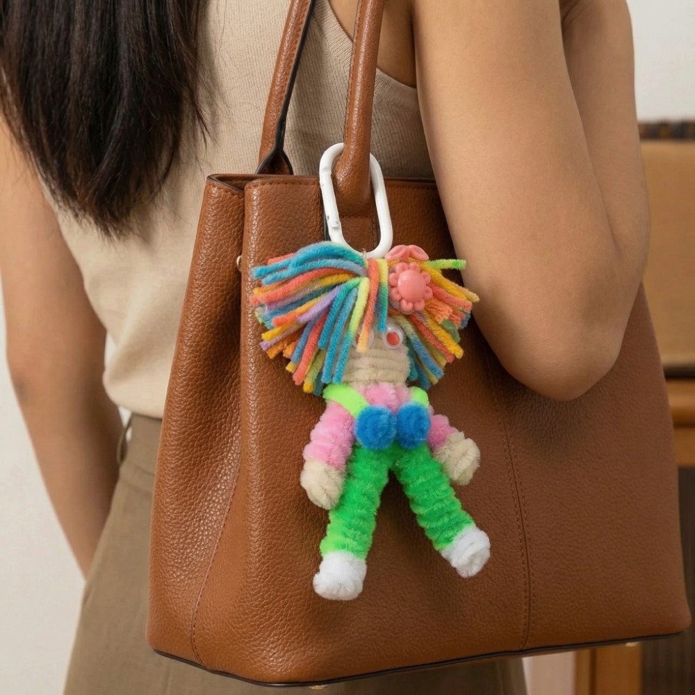 Rainbow Handmade Doll Bag Charm