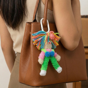 Rainbow Handmade Doll Bag Charm