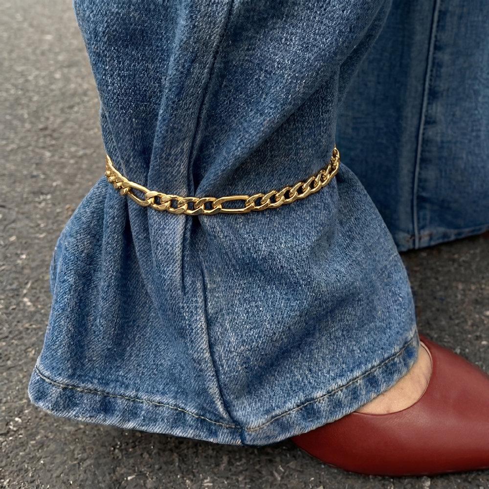 Dainty Curb Chain Link Anklet