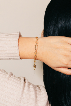 Oval Chain Link Bracelet