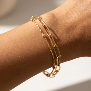 Mixed Layered Dainty Chain Bracelet