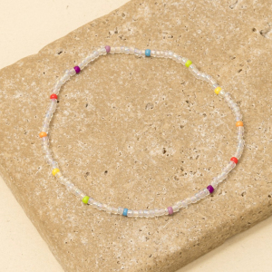 Dainty Glass Beaded Bracelet