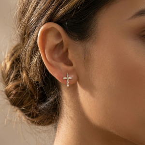 Mini Cross Stud Earrings
