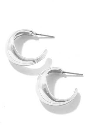 Mini C Hoop Earrings