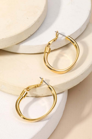 Latch Hoop Earrings
