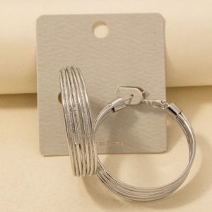 Multi Row Hoop Earrings