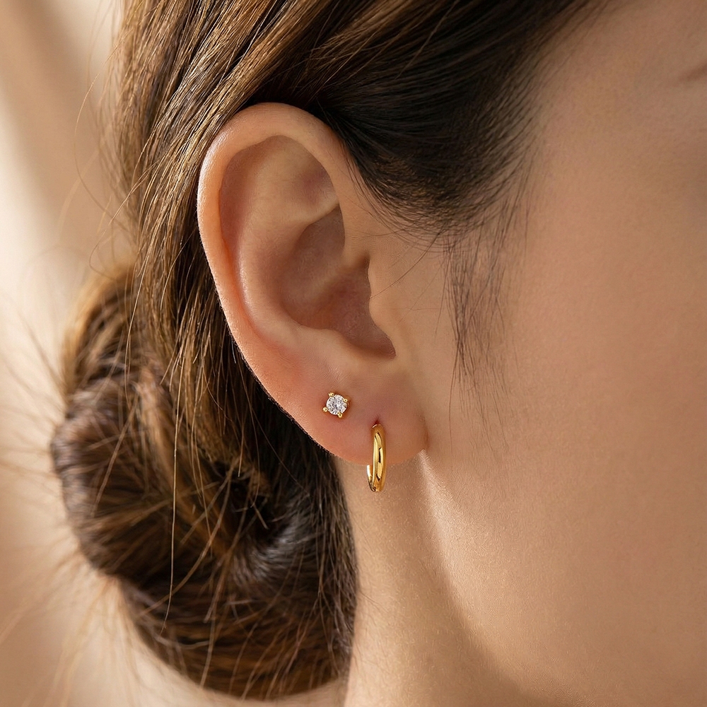 Mini Four Piece Post Stud Earrings