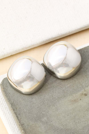 Mini Dome Stud Earrings
